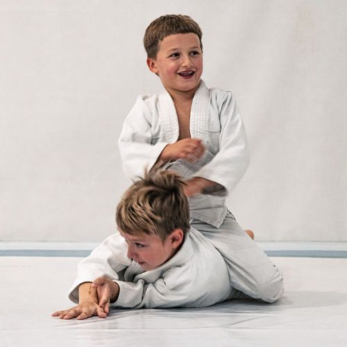 Bilder unserer Kinder beim BJJ-Training