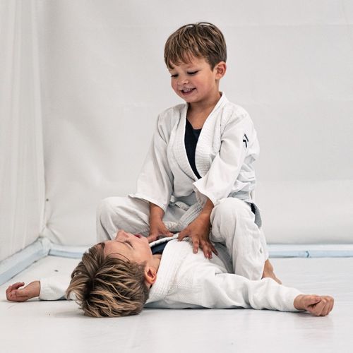 Bilder unserer Kinder beim BJJ-Training