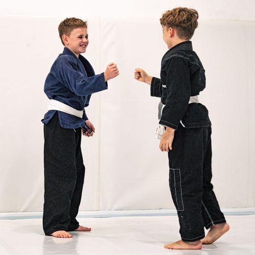 Bilder unserer Kinder beim BJJ-Training