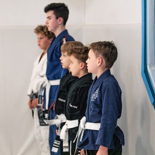 Bilder unserer Kinder beim BJJ-Training