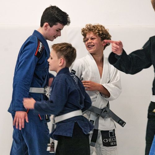 Bilder unserer Kinder beim BJJ-Training